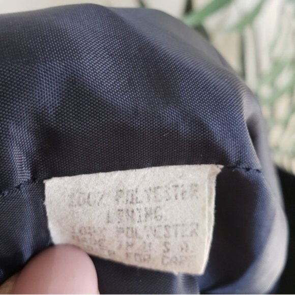 Vintage Francess & Rita Dress Pants Pleated Trousers in Navy size 6 - Picture 5 of 9